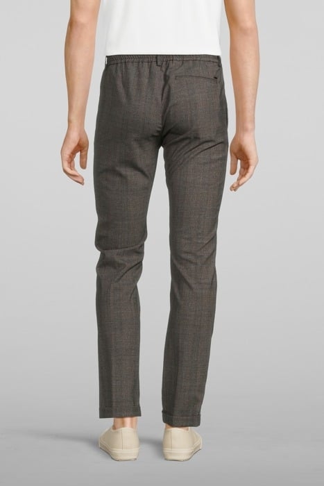 GREY PRINCE OF WALES MOTIF TRAVEL SUIT JOGGERS GREY 2