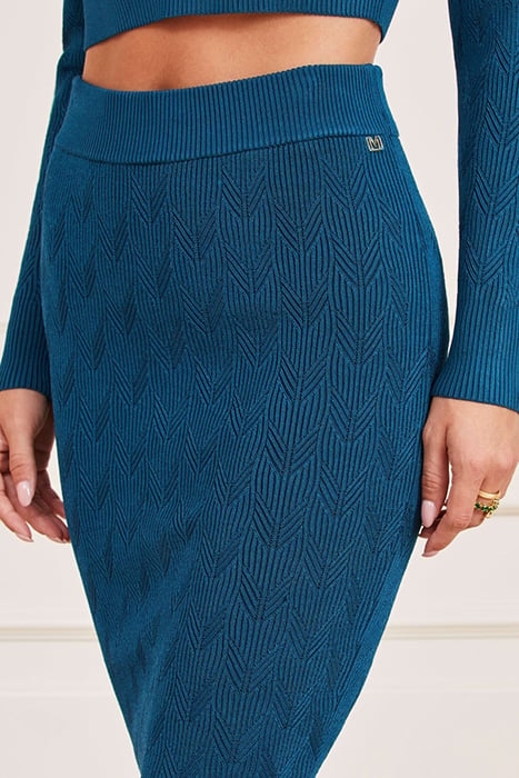 MARCIANO BY GUESS ARLET SWEATER SKIRT BLUE OPAL 6