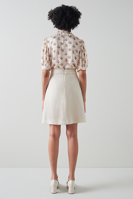 SK ADA METALLIC BOX PLEAT CREAM 3