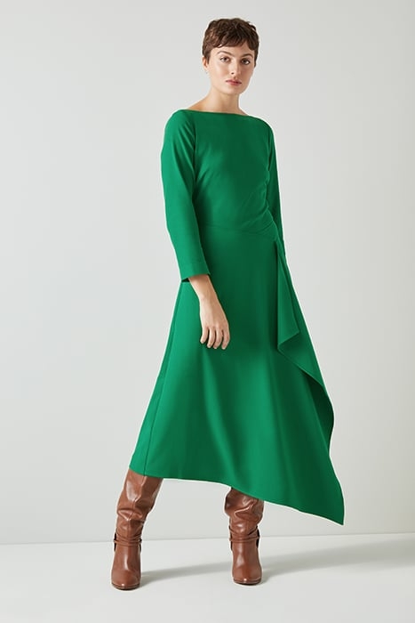 DR LENA - WATERFALL DRESS GREEN 4