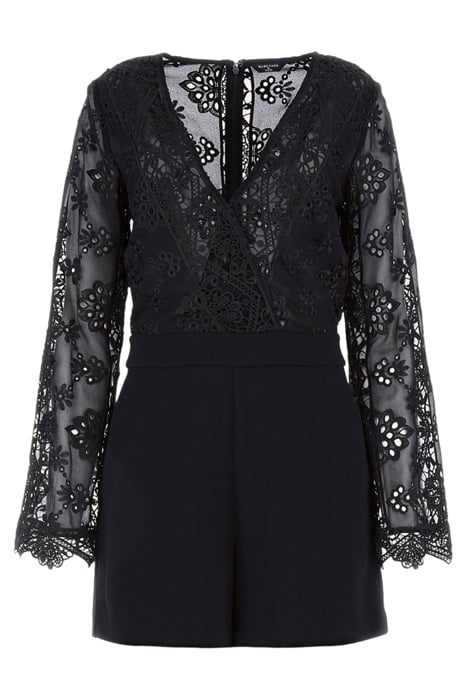 MARCIANO BY GUESS CASSANDRA ROMPER JET BLACK 4