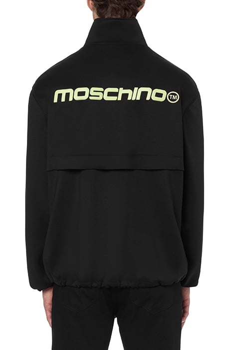 MOSCHINO™ STRETCH TECHNICAL SWEATSHIRT BLACK 2