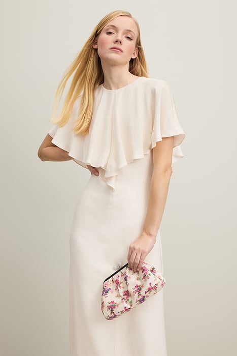 DR SADIE CREPE DRESS IVORY 4