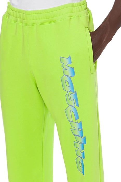 MOSCHINO SURF LOGO FLEECE JOGGERS GREEN 4