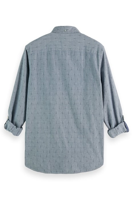 SMART INDIGO SHIRT WITH SLEEVE ADJUSTER INDIGO 2