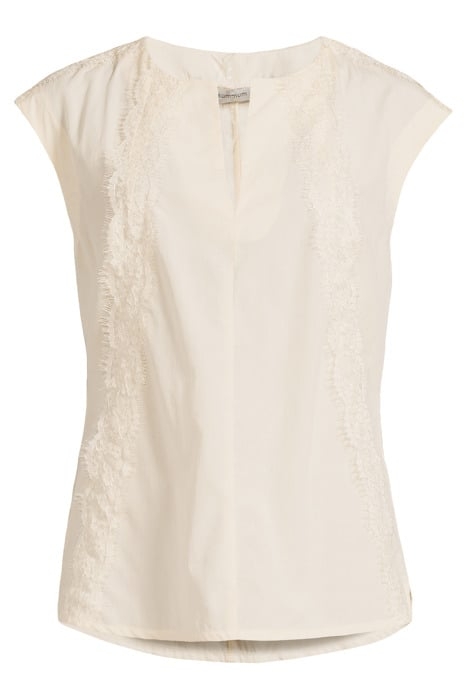 SLEEVELESS TOP LYOCELL COTTON IVORY 3