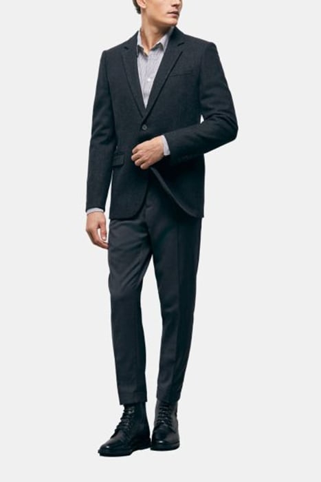 JACKET ONLY HERRINGBONE PATTERN DARK GREY 5