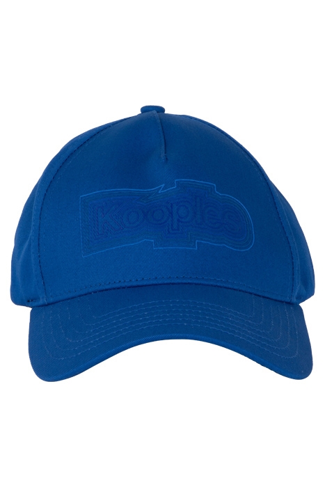 COTTON CAP WITH KOOPLES LOGO BLUE 1