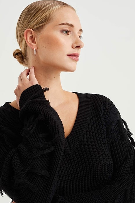 KNITTED PULLOVER BLACK 5