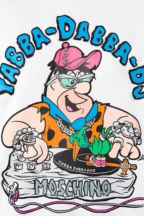 FLINTSTONES PRINT SWEATSHIRT WHITE 4