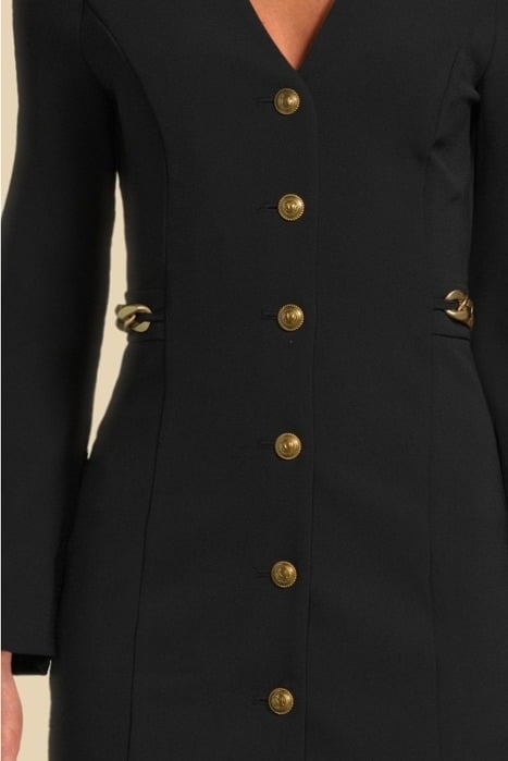 MARCIANO BY GUESS AMBER DRESS JET BLACK A996 4