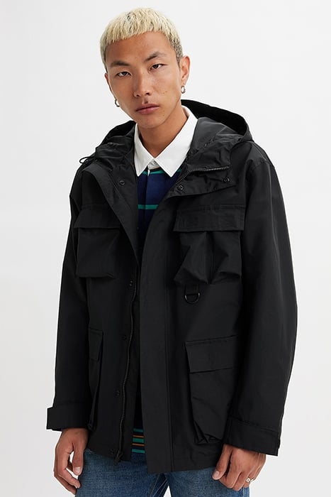 SANSOME LIGHT JACKET BLACK 3