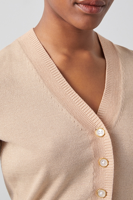 CD COCO-V NECK SLIM CARDI SAND 7