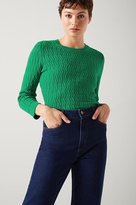 TK KEATON KNIT SWEATER GREEN 1