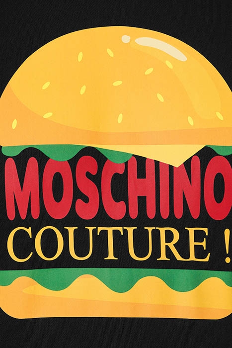 HAMBURGER HOODIE BLACK 4