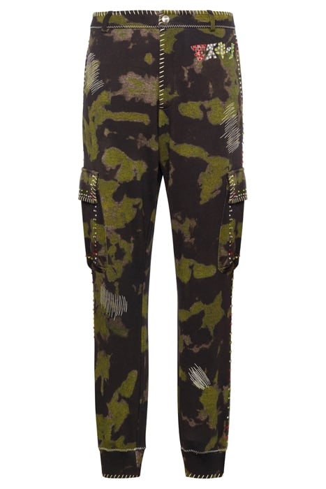 KATAKANA LOGO CAMOUFLAGE JOGGING GREEN 3