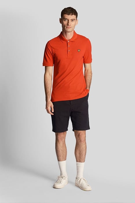 PLAIN POLO SHIRT GALA RED 3