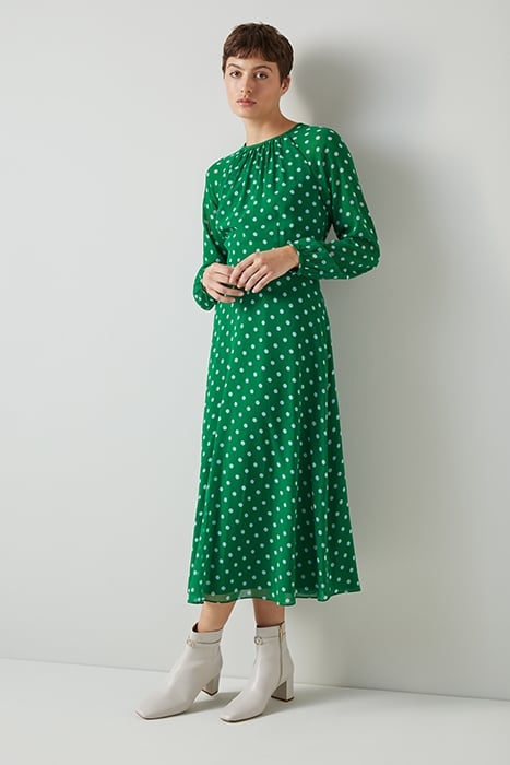 ADDISON - MIDI DRESS GREEN/BLUE 4