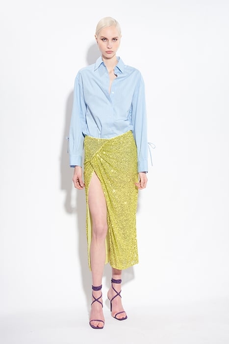 CRACOVIA CAMICIA POPELINE RIGATO AZURE/WHITE 1