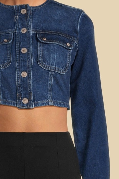 GUESS ECO LYSSA CROP JACKET ALDER 4