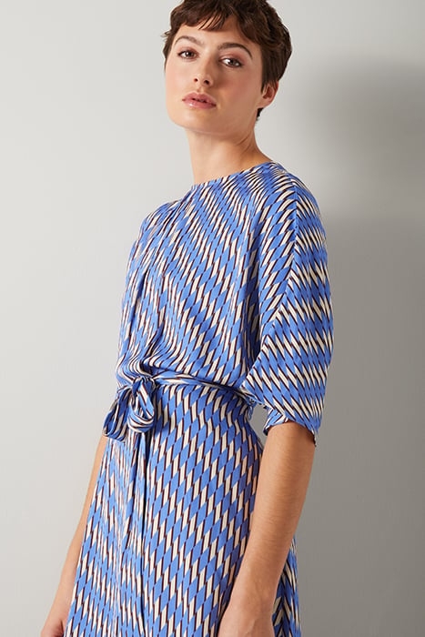 ANNI BELTED MIDI DRESS MULTICOLOR 4