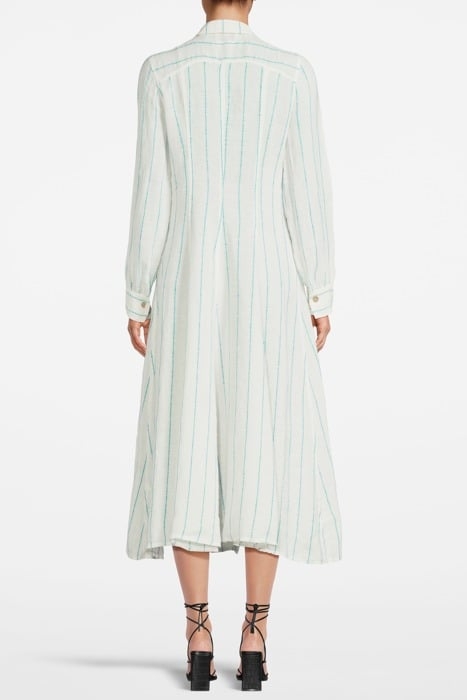 PINSTRIPE LINEN DRESS ANTILLE 2