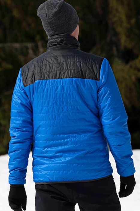 RØROS LIGHT INS JKT STRONG BLUE / SOLID CHARCOAL 2