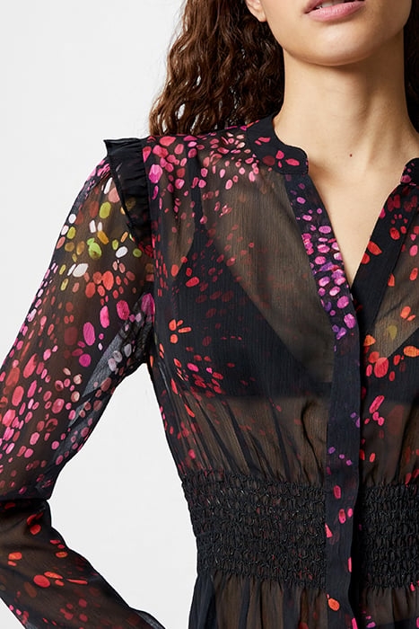 ELISE RUCHED WAIST BLACK 4