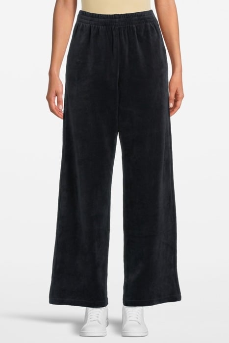 VELOUR TRACKPANTS NIGHT BLUE 1