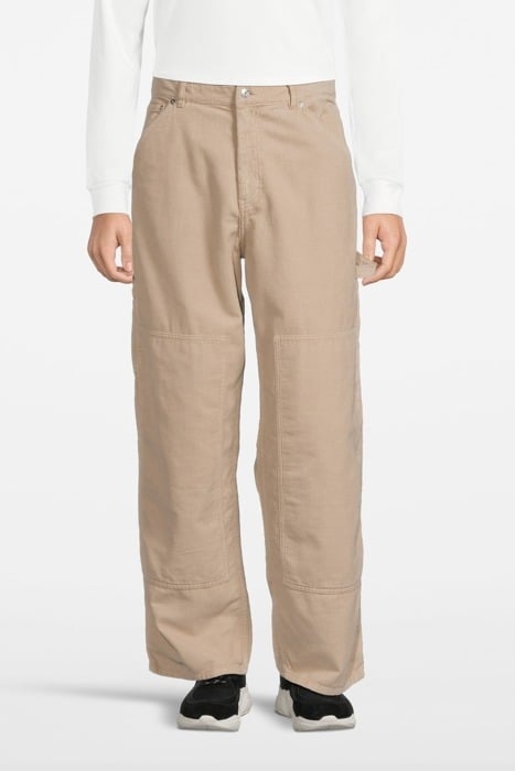 CORDUROY WORKWEAR TROUSERS TAUPE 1