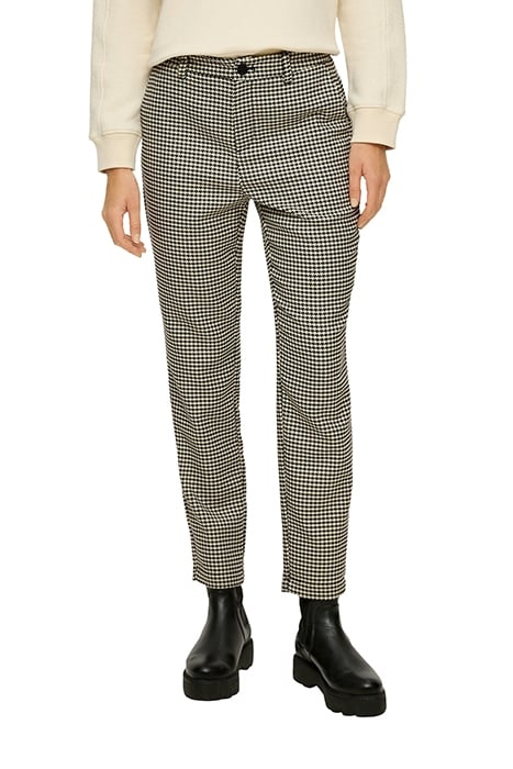 S.OLIVER PANTS 7/8 GREY/BLACK 1