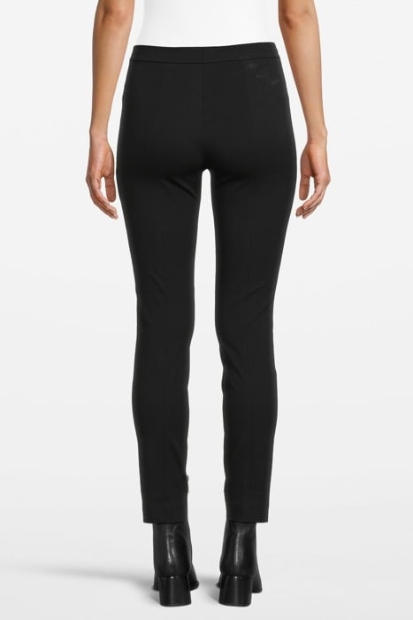COTTON STRETCH TROUSER BLACK 2