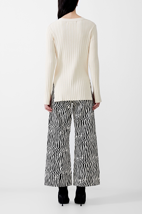 LEONORA L/S CARDIGAN WHITE 2