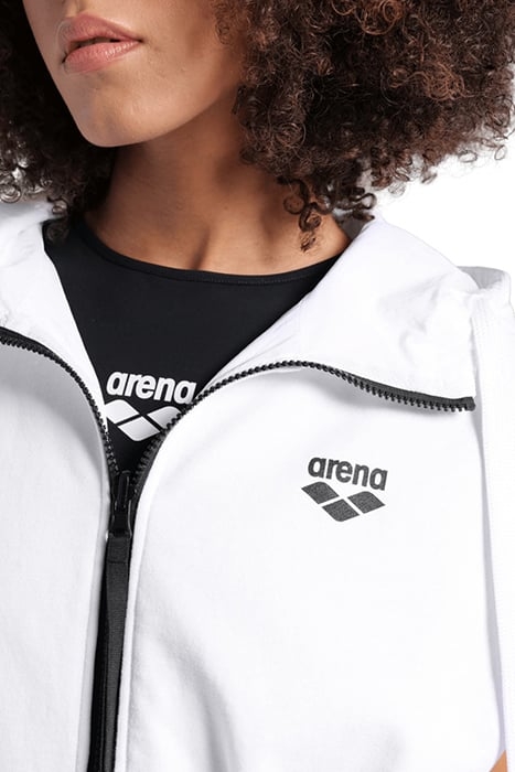 WOMEN'S HOODED SLEEVELESS JACKET MPH WHITE 6