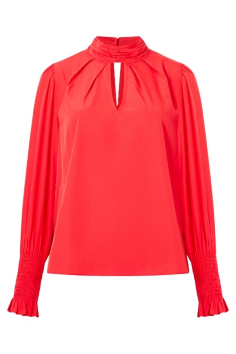 CREPE LIGHT KEYHOLE LS RED 1