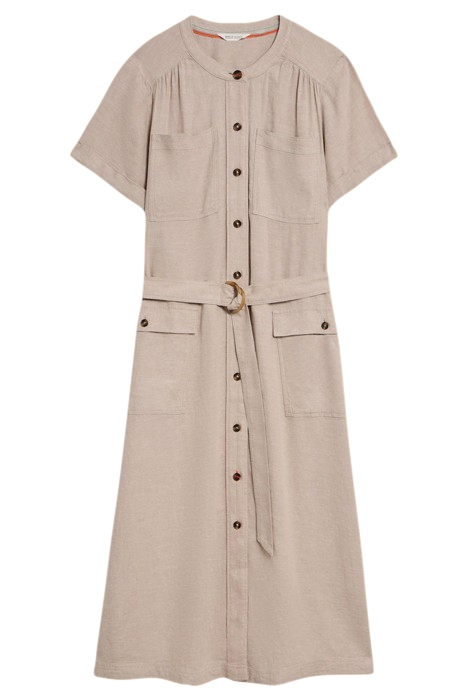HAZEL LINEN BLEND SHIRT DRE LIGHT NATURAL 2