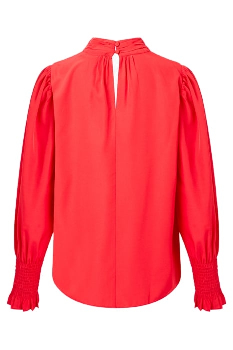 CREPE LIGHT KEYHOLE LS RED 2