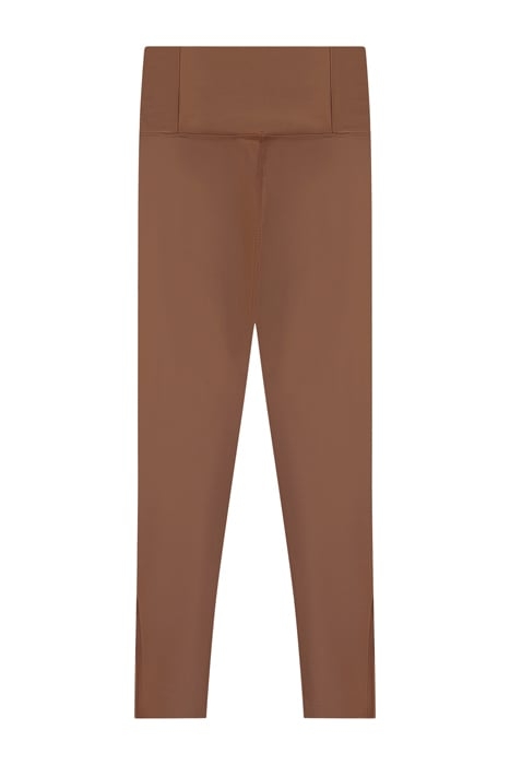 CROPPED GLOSS LEGGING BRONZE 2