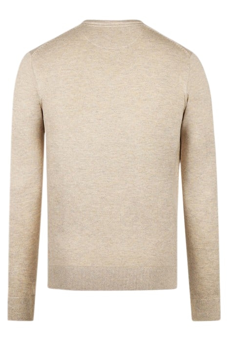 V-NECK SWEATER SAND 2