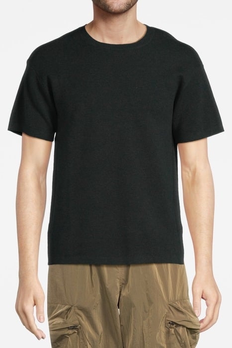 M. ARLO KNITTED T-SHIRT DARK SPRUC 1