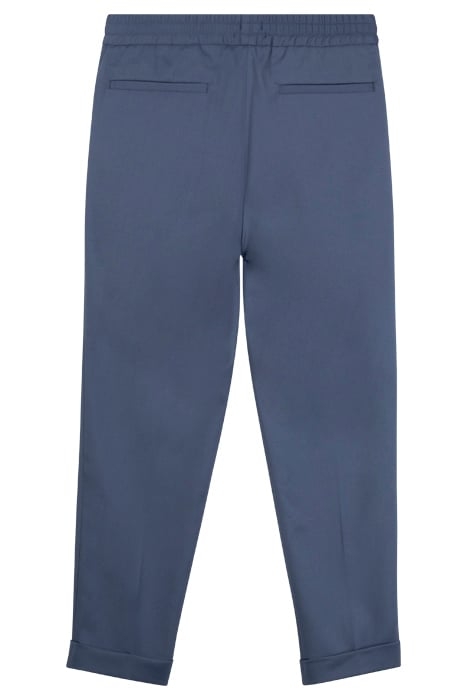 M. TERRY CROPPED TROUSER BLUE GREY 2