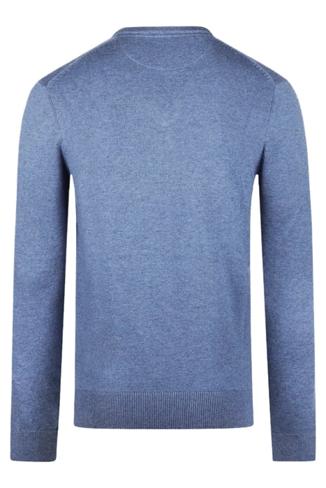 V-NECK SWEATER FADED BLUE 2