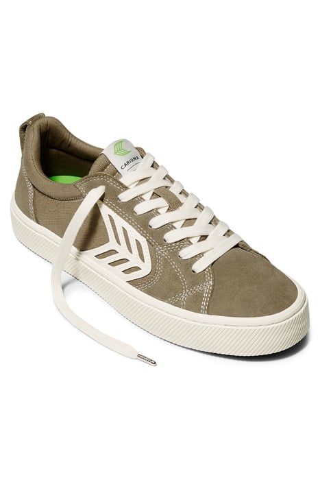 CATIBA PRO SKATE BURNT SAND SUEDE AND CANVAS SNEAKER 2