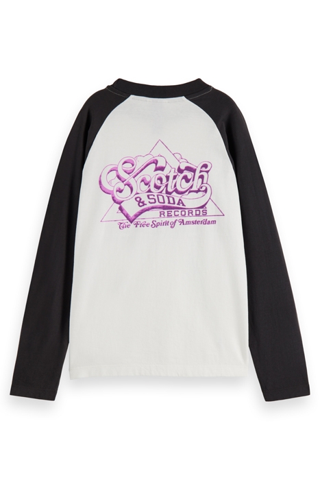 BOYS COTTON IN CONVERSION LONG-SLEEVED ARTWORK T-SHIRT OFF W 2