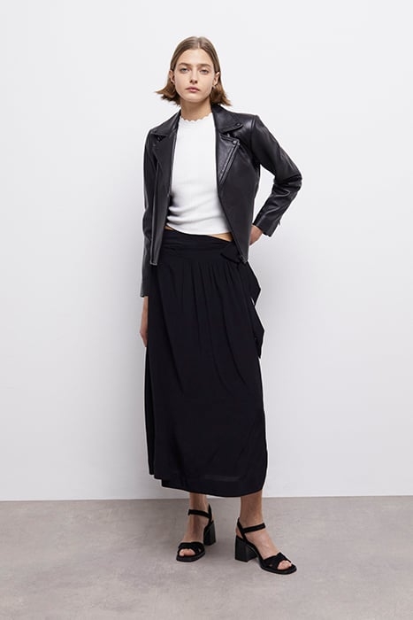 JUPE LONGUE NOUEE BLACK 4