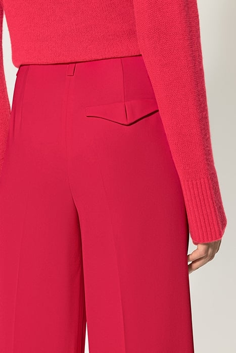 WIDELEG CRÊPE PANTS BRIGHT RED 6