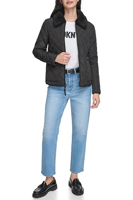 ZIPFRONT W/FF COLLAR BLACK 3