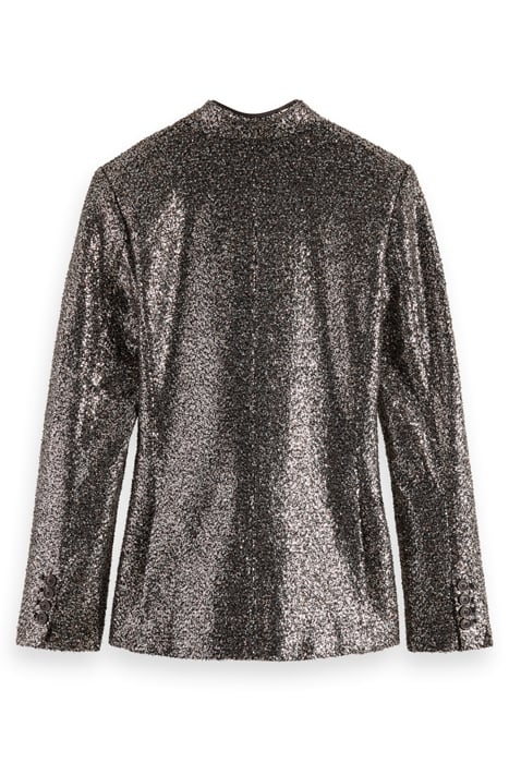 BLAZER IN MIXED SEQUINS BLACK 5