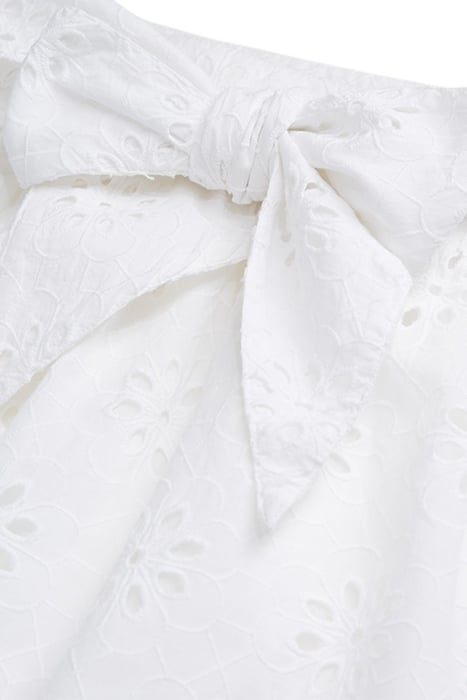 JUPE COURTE ELASTIQUEE EN BRODERIES ANGLAISES WHITE 7