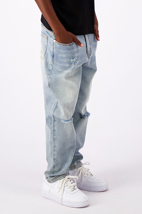 STRAIGHT FIT DENIM LIGHT BLUE 3